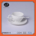 ceramic coffee cup and saucer,embossed flower ceramic cup and saucer,european tea cup